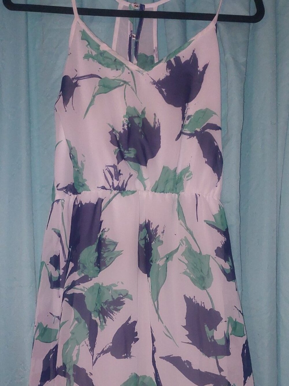 Pink Owl Apparel Women's Sleeveless Floral Mini Dress Small